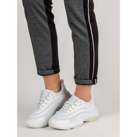 Šněrovací sportovní obuv bílý 2