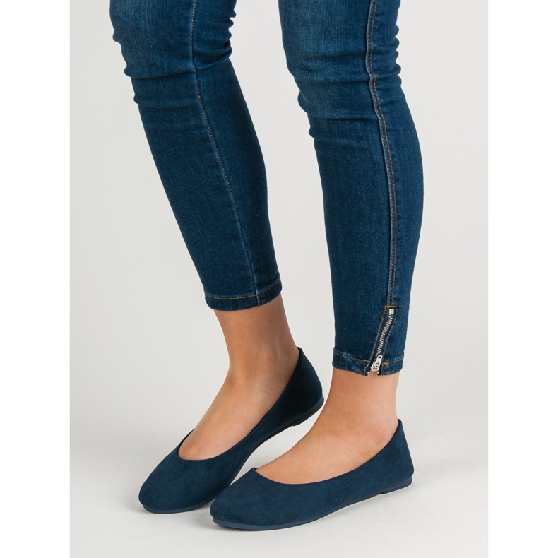 Seastar Pohodlné balerínky modrý 1