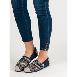 Lady Fashion Slip On Boho tenisky modrý vícebarevný 2