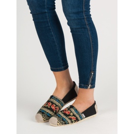 Lady Fashion Slip On Boho tenisky černá vícebarevný 1