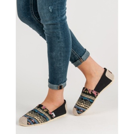 Lady Fashion Slip On Boho tenisky černý vícebarevný 2