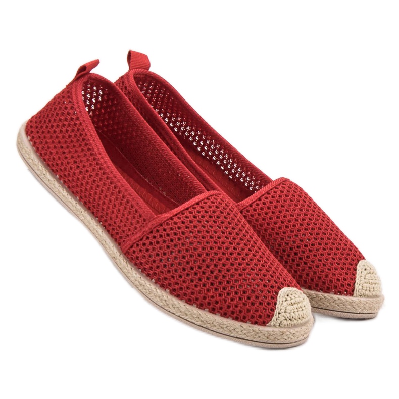 Seastar Červené textilní espadrilky červený 1