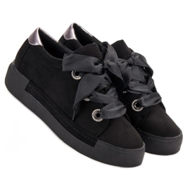 Belle Women Semišové sportovní boty černá 1