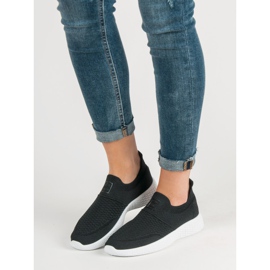 Weide Módní textilní obuv černá 1