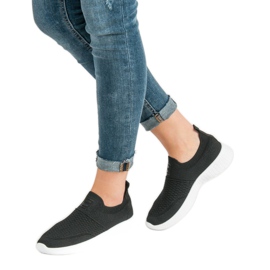 Weide Módní textilní obuv černá 2