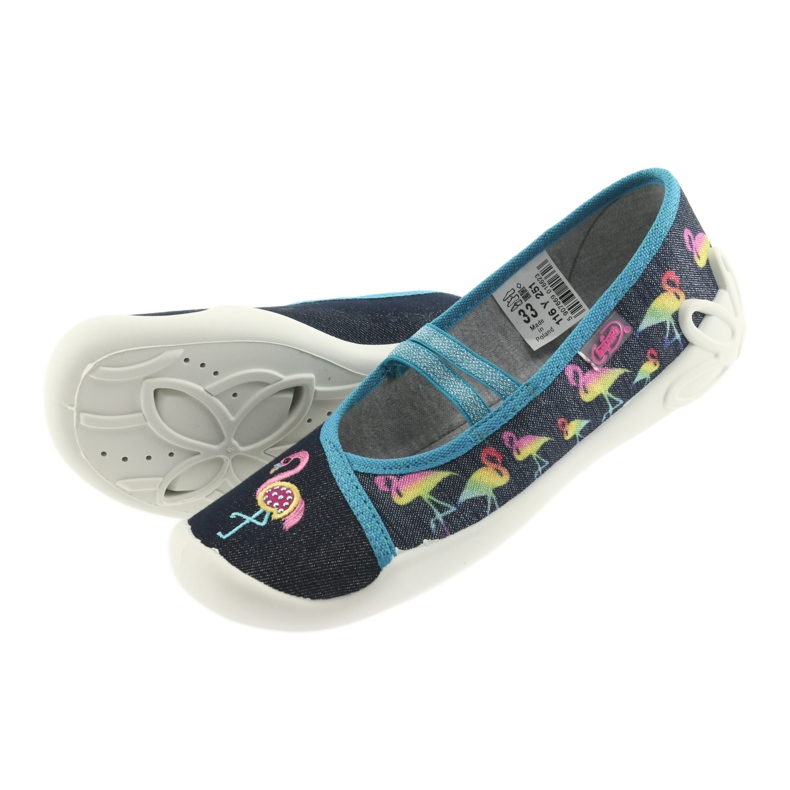 Dětská obuv Befado 116Y251 modrý šedá námořnická modrá 5