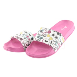 Sluneční brýle pantofle profilované American Club růžové bílý černá zelená žlutá růžový 3