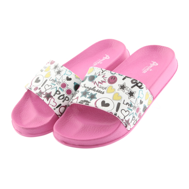 Sluneční brýle pantofle profilované American Club růžové bílý černá zelená žlutá růžový 4