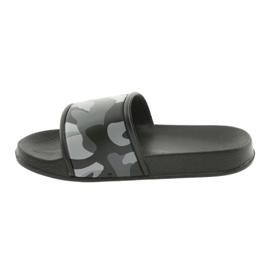 Camo pantofle šedé profilované American Club černá šedá 2