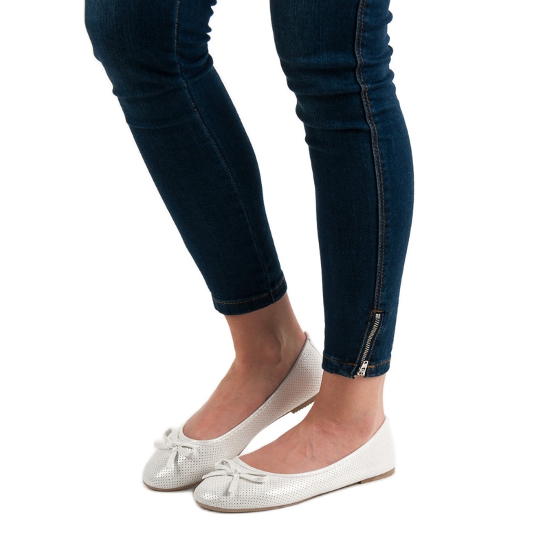 Evento Bílá baletka s mašlí bílý 1 Evento Bílá baletka s mašlí bílý 1