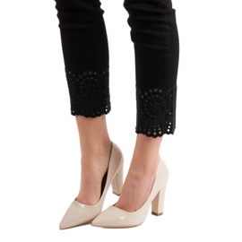 SHELOVET Lakovaná čerpadla béžový 1