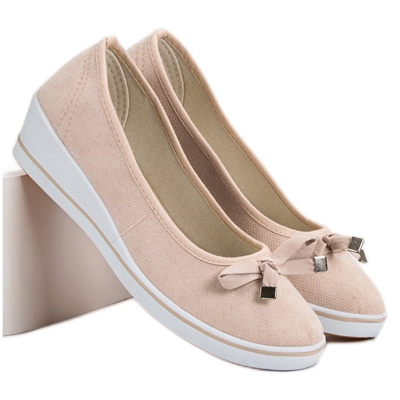 SHELOVET Klínová čerpadla hnědý 2