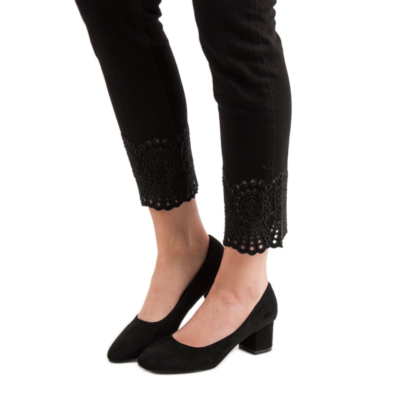 Nio Nio Klasické černé lodičky černý 2