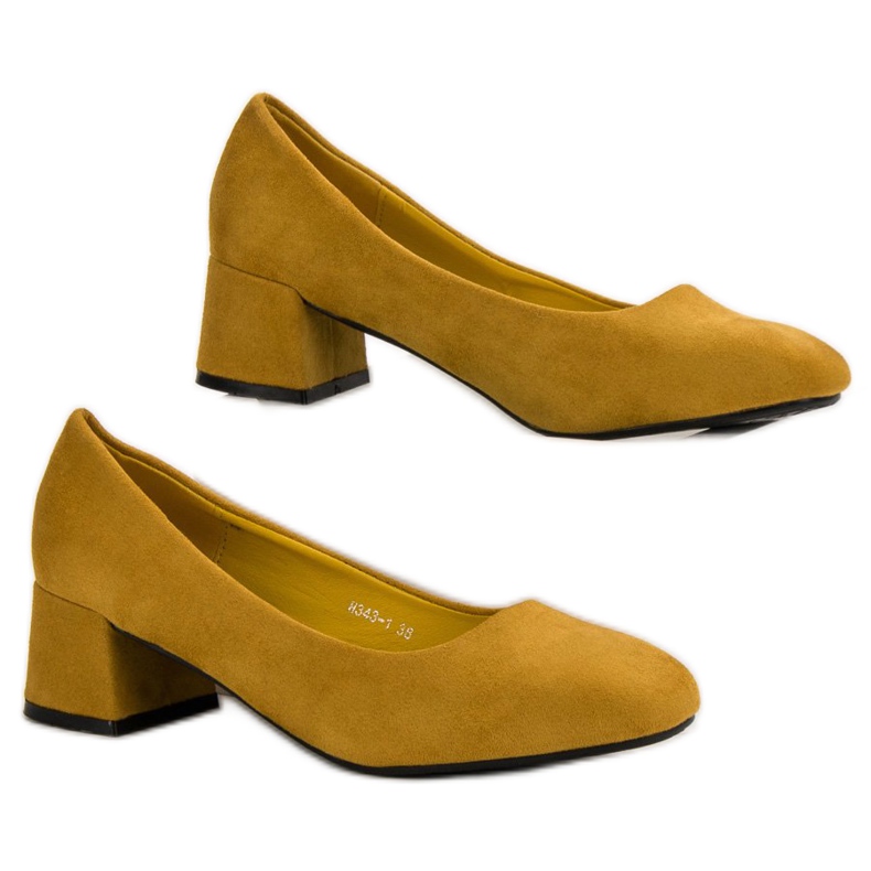 SHELOVET Hořčičná čerpadla žlutá 1