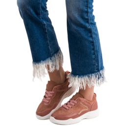 SHELOVET Módní tenisky růžový 1