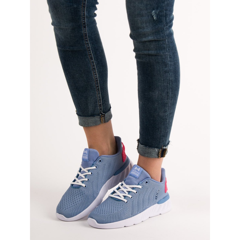 Ax Boxing Lehké sportovní boty modrý 2