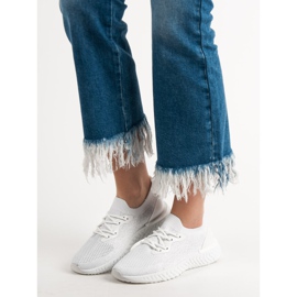 SHELOVET Textilní sportovní obuv bílý 1