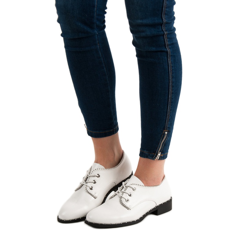 Groto Gogo Boty na nízkém podpatku bílý 2