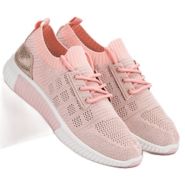 Primavera Růžové nazouvací boty růžový 1