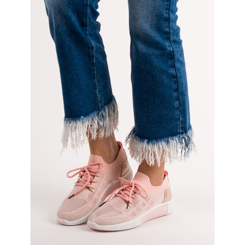 Primavera Růžové nazouvací boty růžový 2