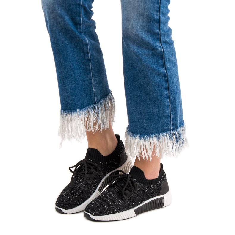 Primavera Černé nazouvací boty černá 1