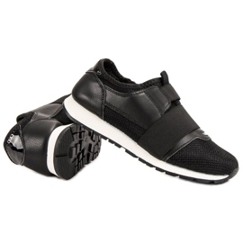 Sergio Todzi Nazouvací boty s gumičkou černá 1