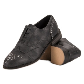 Primavera Brogues s kamínky šedá 6