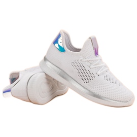 SHELOVET Textilní sportovní obuv bílý 1