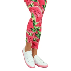 Dámské bílé a růžové tenisky B0-08 BÍLÁ / PEACH bílý růžový 2