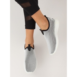 Černá sportovní obuv B0-56 ČERNÁ / BÍLÁ bílý černý 1