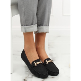 Černé dámské mokasíny VS-685 Black černý 2