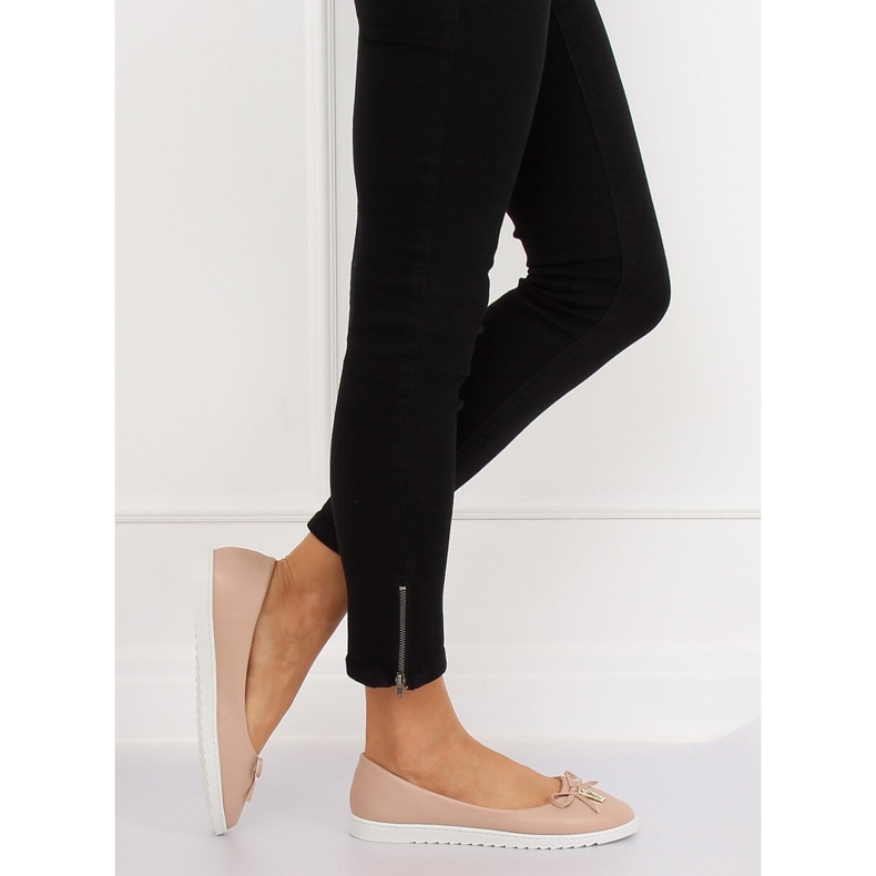 Dámské béžové balerínky YSD-04 Nude béžový 1