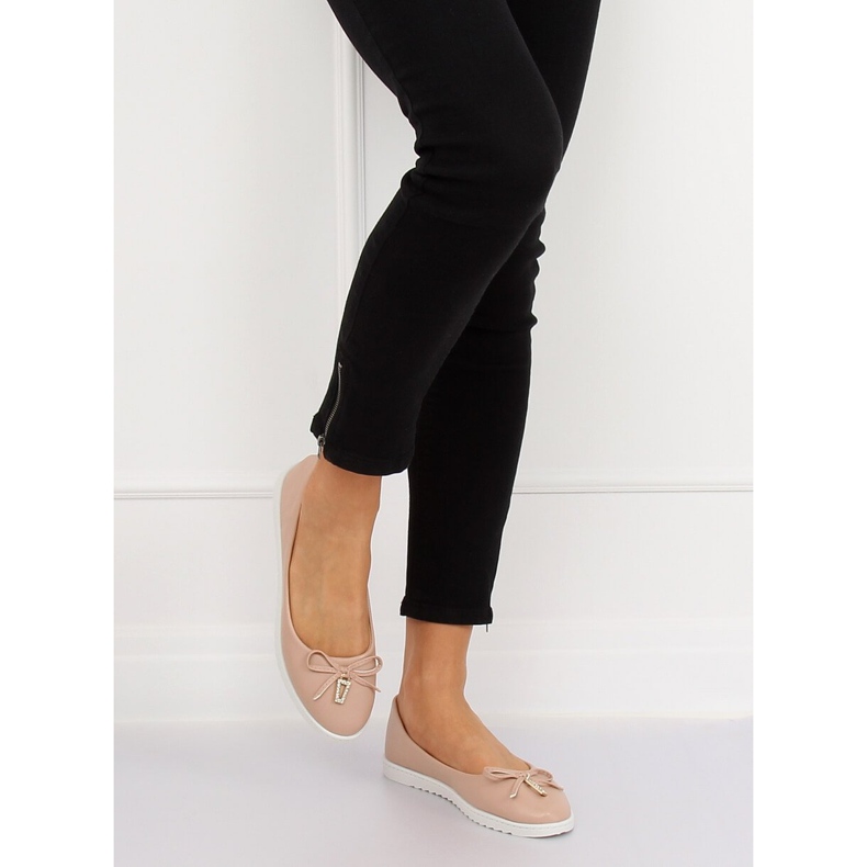 Dámské béžové balerínky YSD-04 Nude béžový 2