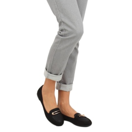 Černé dámské mokasíny VS-662 Black černý 2