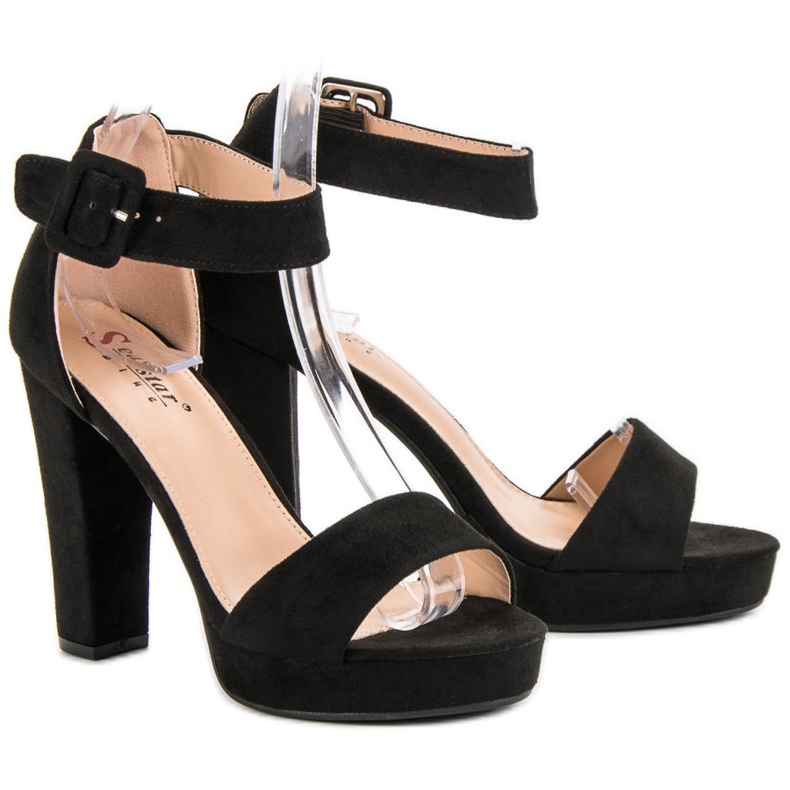 Seastar Sexy sandály na platformě černý 1