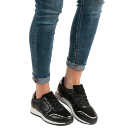 SHELOVET Ležérní sportovní obuv černá 1