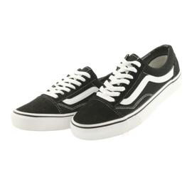 Old Skool Vans černé bílý černá 3