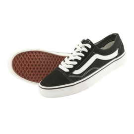 Old Skool Vans černé bílý černá 5