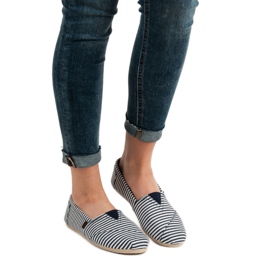 SHELOVET Slip On lehké tenisky bílý modrý 1