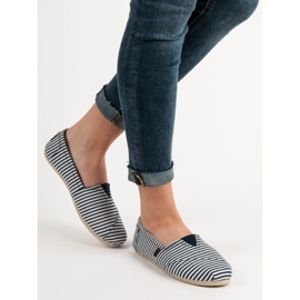 SHELOVET Slip On lehké tenisky bílý modrý 2