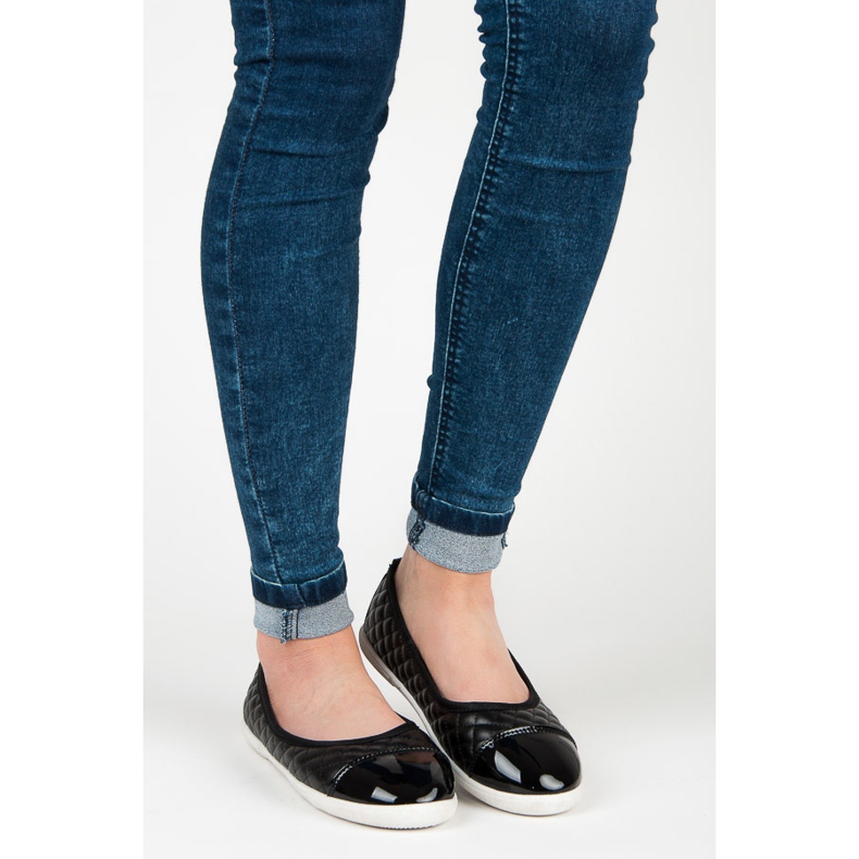 Seastar Pohodlné balerínky černý 1