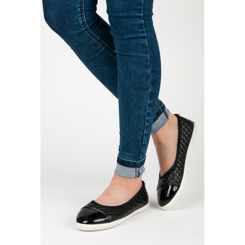 Seastar Pohodlné balerínky černá 2