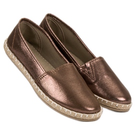 New Tlck Hnědé espadrilky hnědý 5