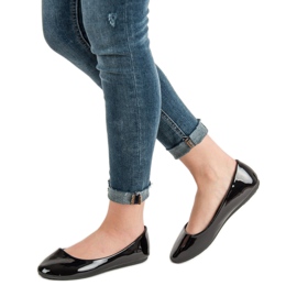 GUAPISSIMA Lakované balerínky černý 1