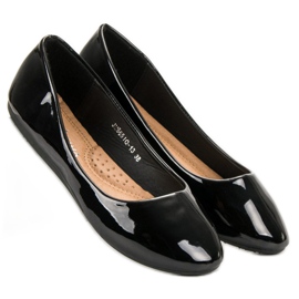 GUAPISSIMA Lakované balerínky černý 2