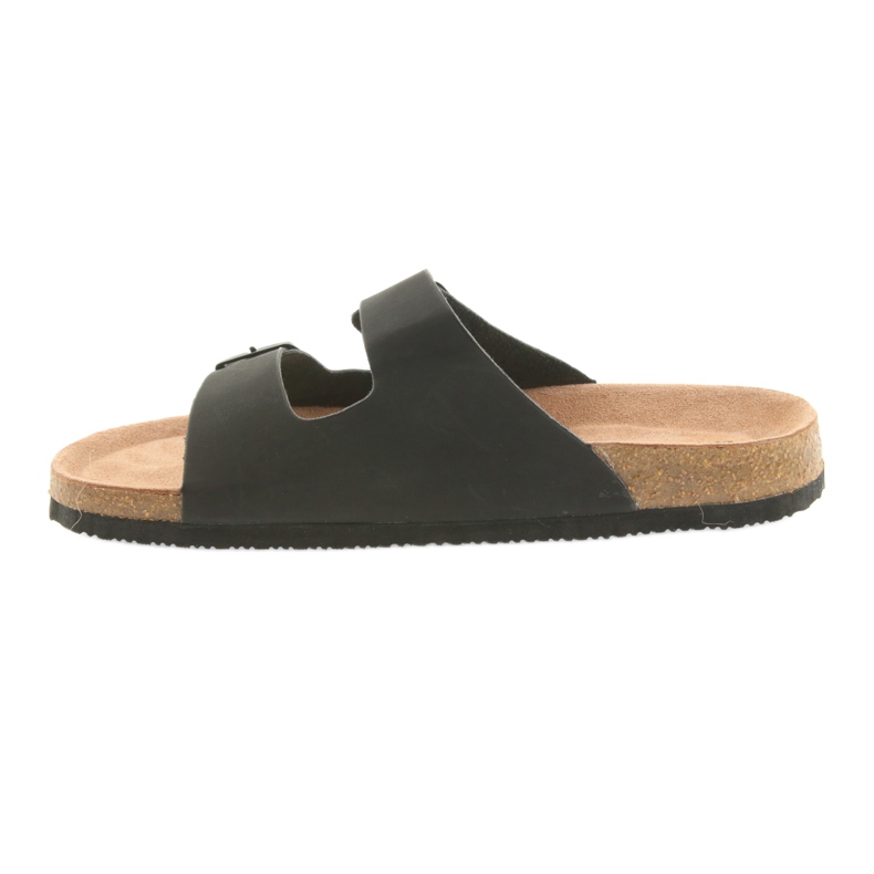 Pánské profilované černé pantofle Big Star 174605 černá 2