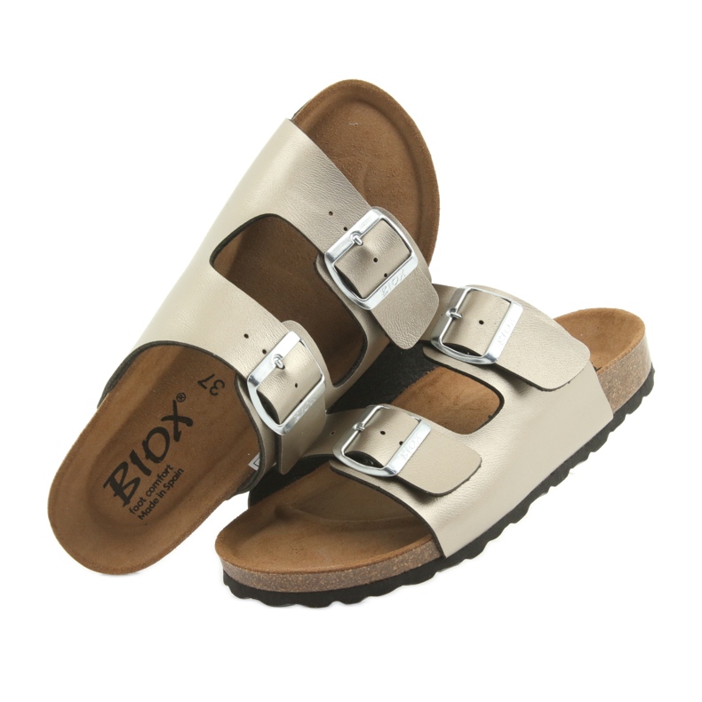 Zdravotní pantofle IZZI BIOX ALEX zlaté zlatý 4