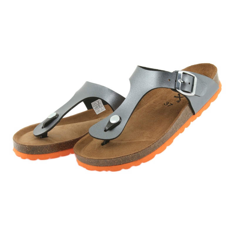 Lékařské pantofle BIOX šedé šedá 3