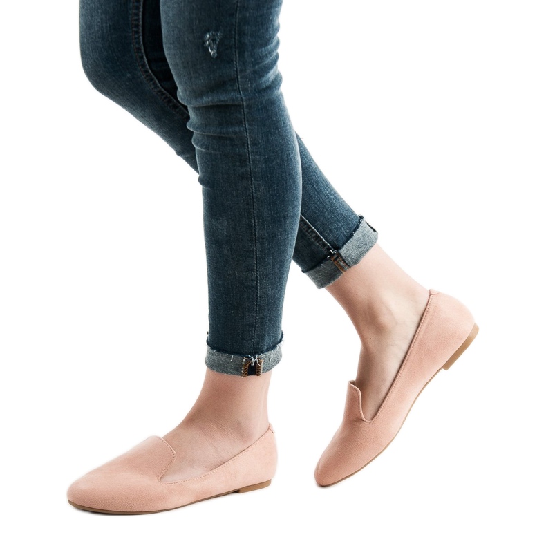 Lily Shoes Suede Lords růžový 1