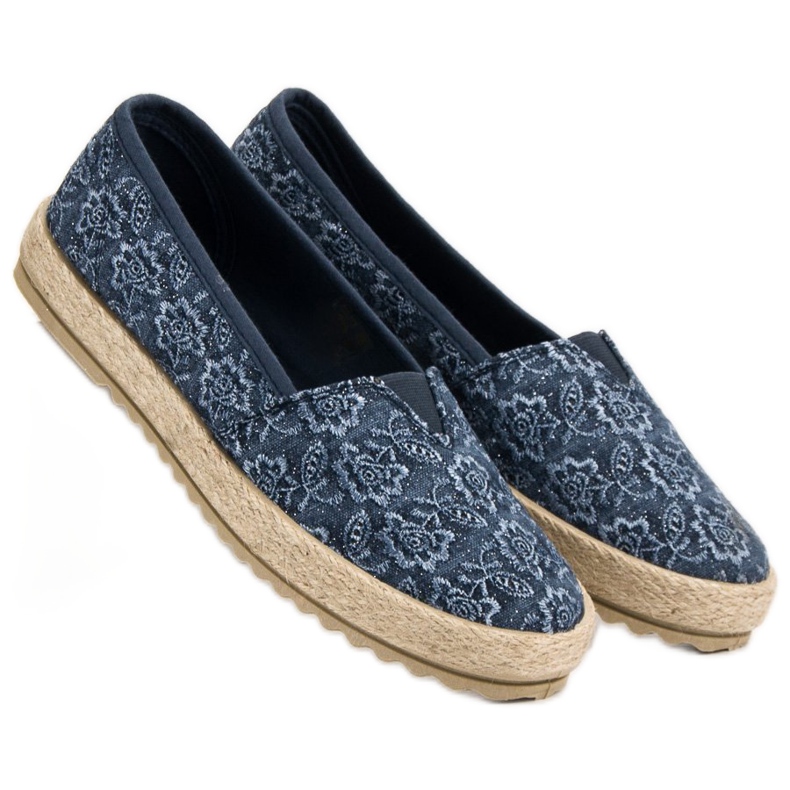 VICES modré espadrilky modrý 2